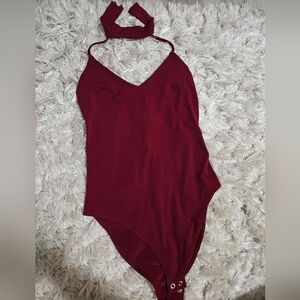 Maroon/burgandy Bodysuit